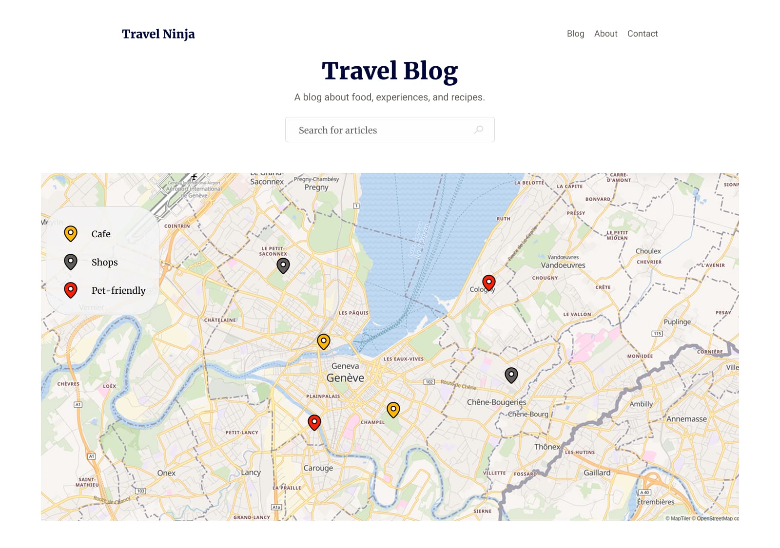 How to add an interactive map to any website